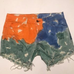 Tie-dye Jorts